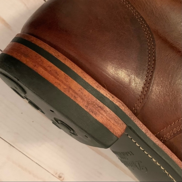 Truman Brown Leather Cap toe Boot, 12 D, EUC - Picture 3 of 16